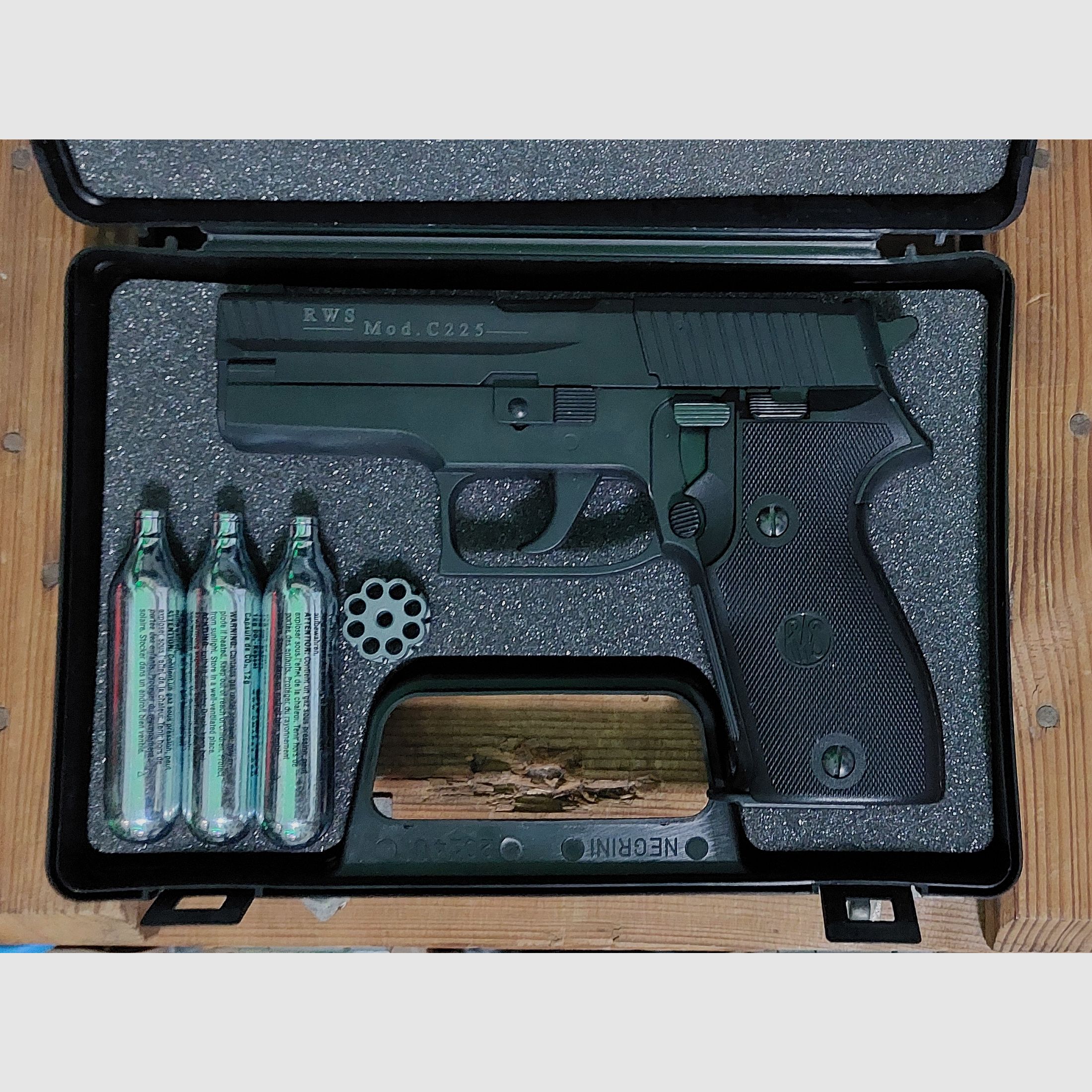 Pistola CO² RWS Mod. C225 4,5 mm Diabolo