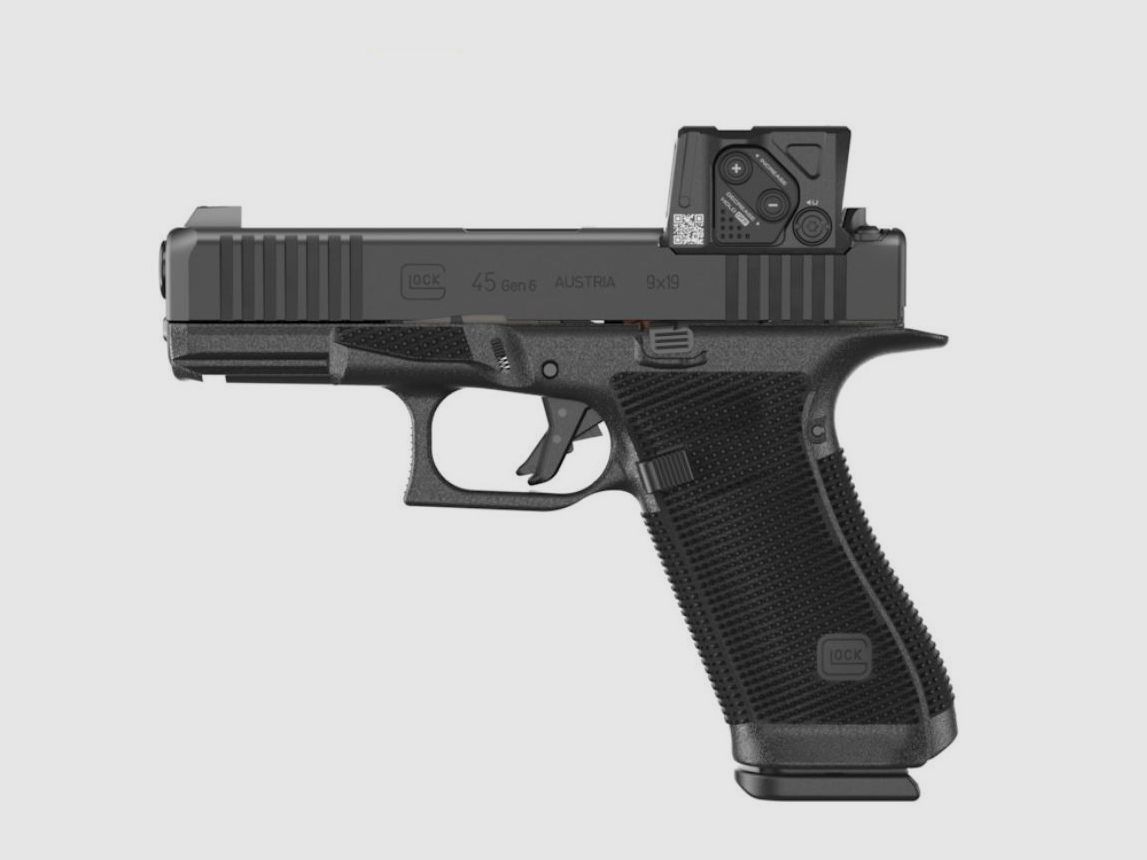 Pistole Glock 45 Gen6, A-Cut Combo, 9×19, Reflexvisier Aimpoint COA, 17 Schuss, Bild 1 von 2