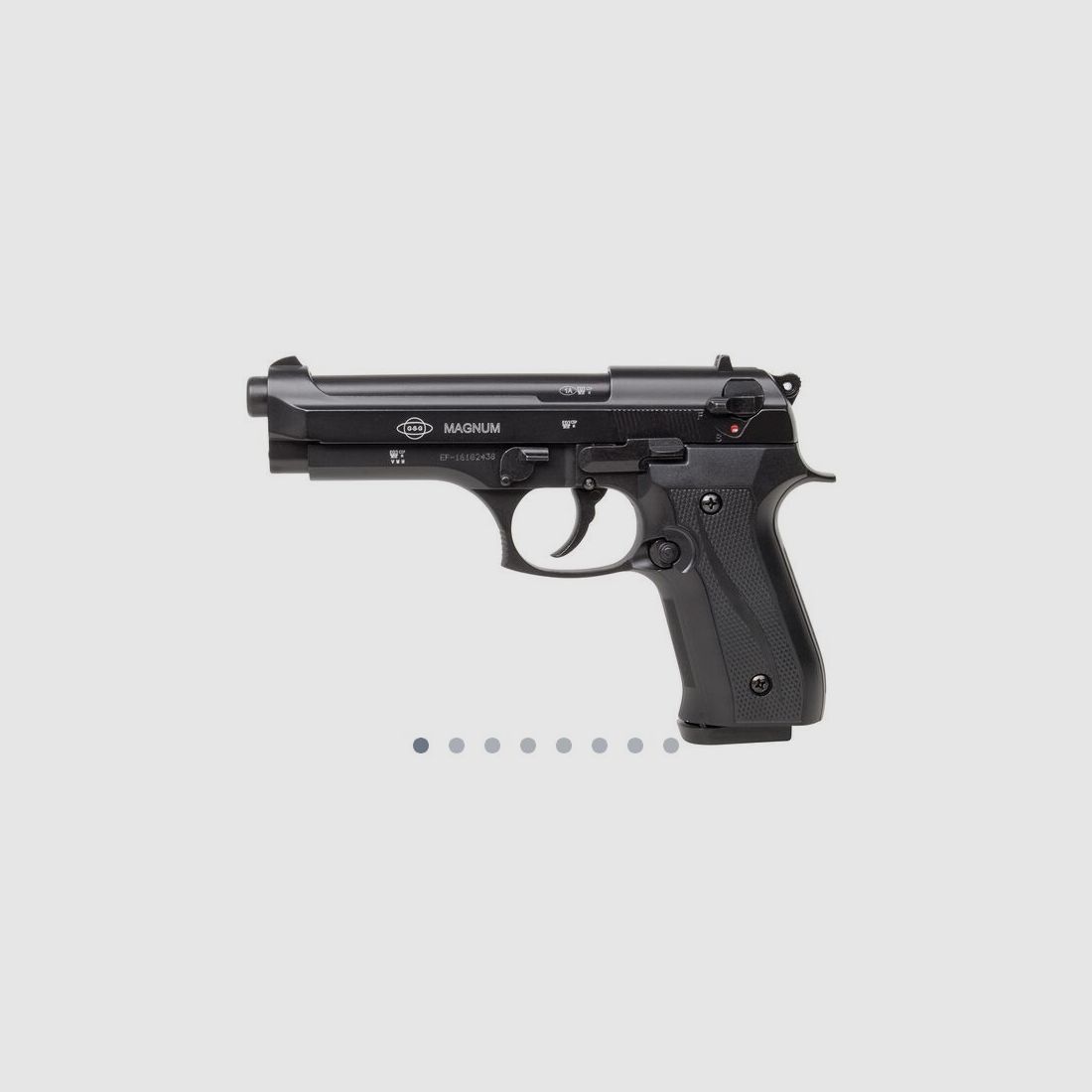 Ekol Firat Magnum Zwart 9mm P.A.K. - Gas Signaal