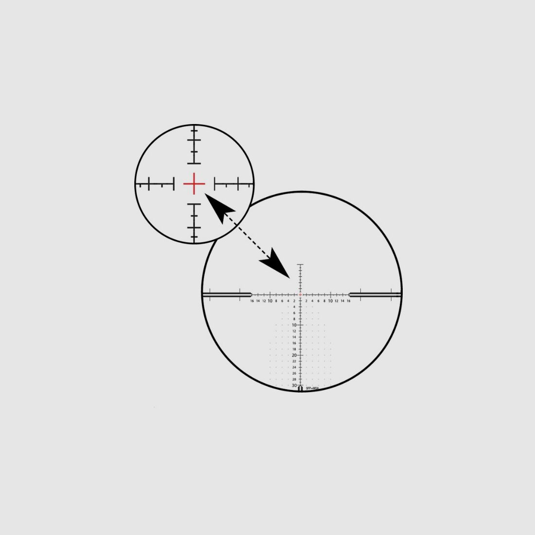 Conquest V4 4-16x44 ZMOAi-T - 30 External Locking Windage