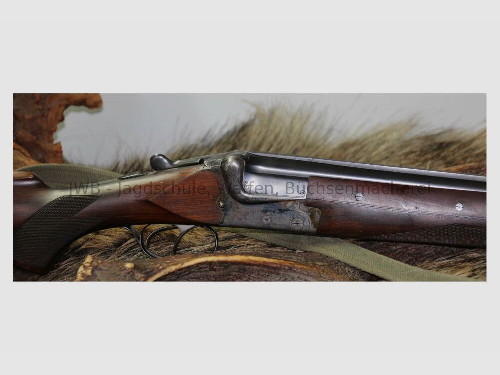 Merkel double-barreled shotgun 12/70