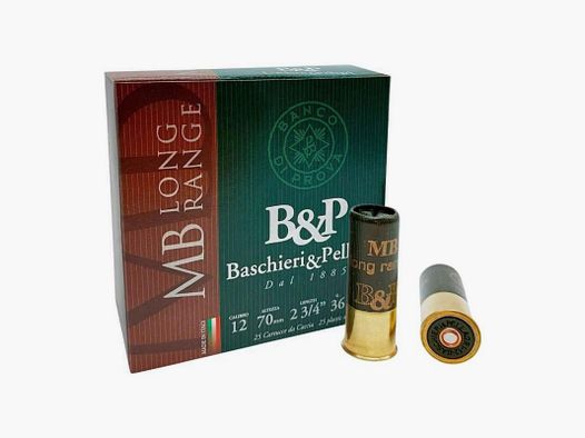 AMUNICJA ŚRUT. B&P 12/70 MB 5 36g - 25 SZT