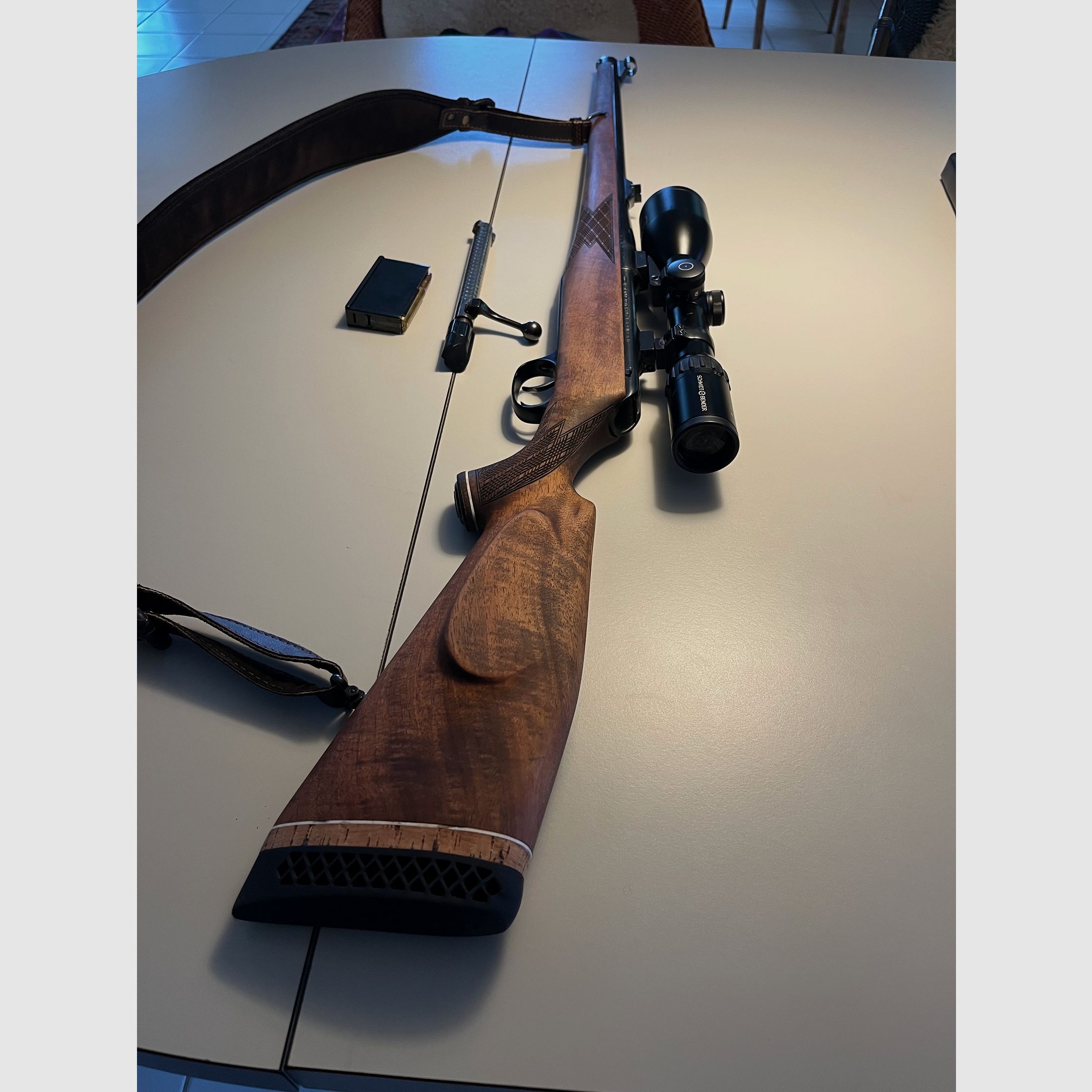 Repetierer Stutzen Schrankwaffe Krico Liebhaberstück Blaser, Sauer, Heym