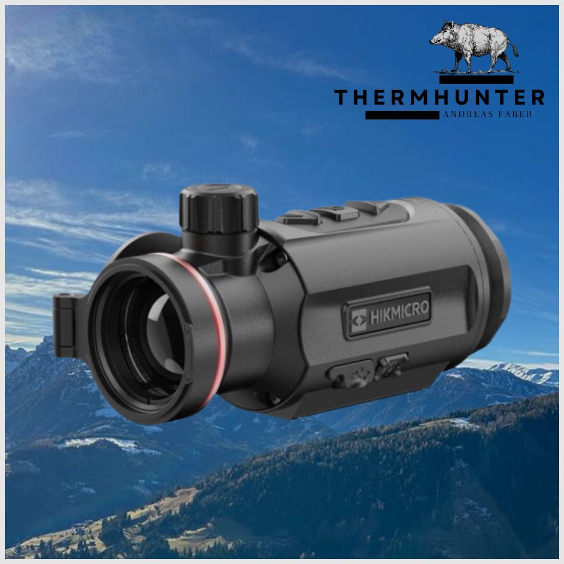 Hikmicro Clip-On Thunder TH35C 3.0 Complete Set with Adapter -NEW-