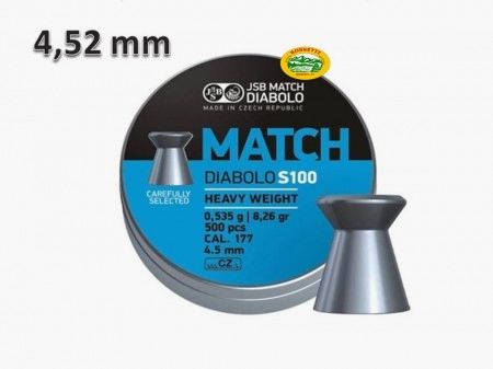 JSB Match Diabolo S100 kal.4,52mm 0,535gr