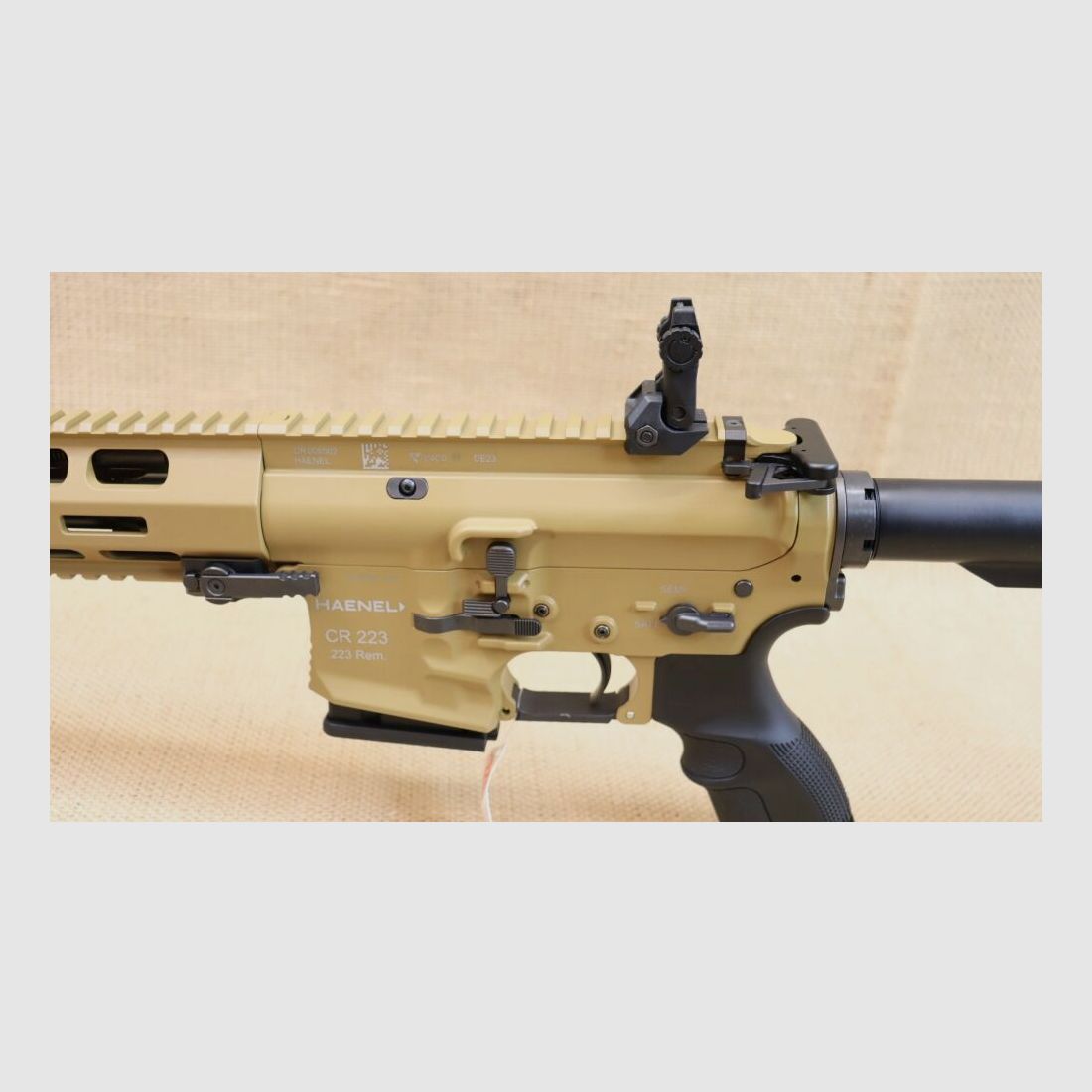 Haenel CR223 in Farbe Sand, inkl. Tasmanian Tiger Rifle Bag, sofort lieferb .223Rem