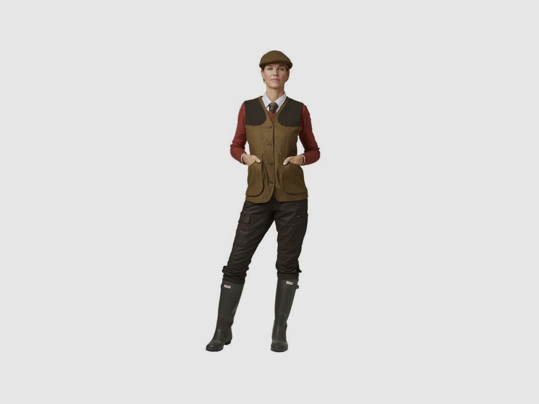 Chevalier Damen Tweed Schießweste Hawick Braun