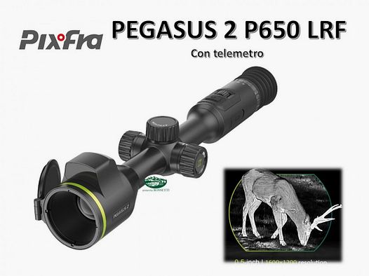 PIXFRA PEGASUS 2 LRF cannocchiale termico con telemetro