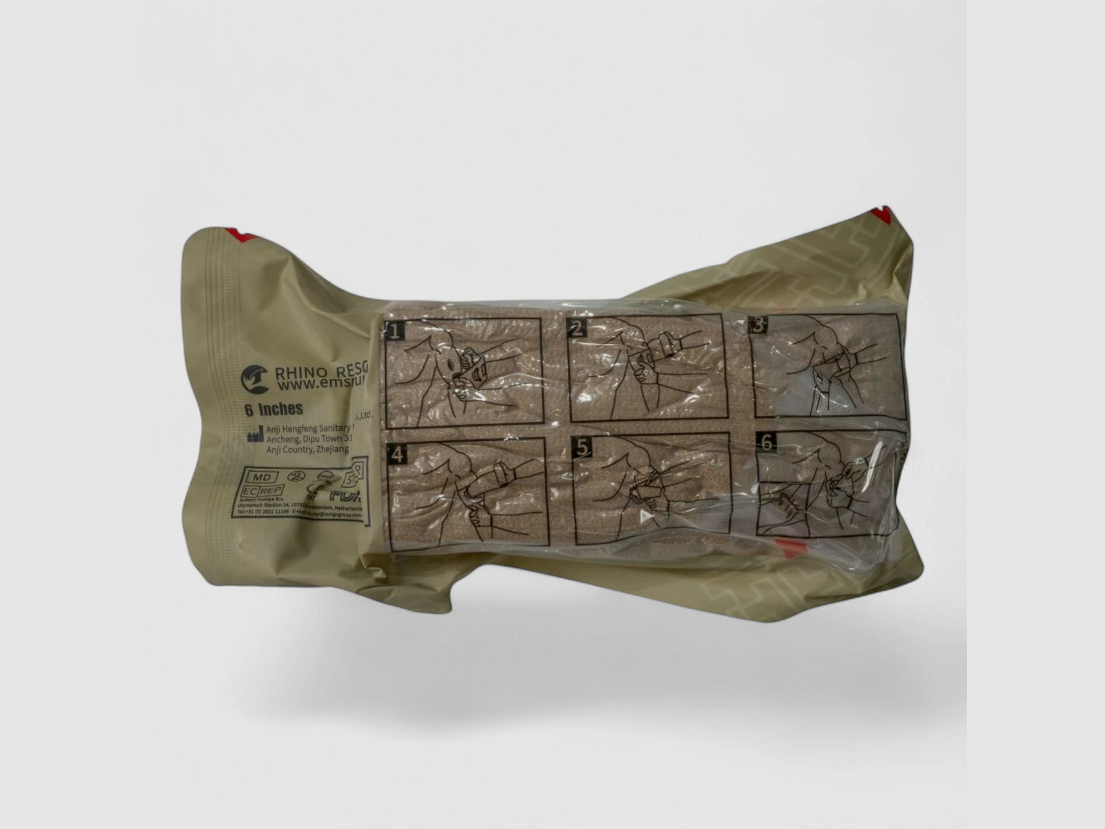 Rhino Rescue Notfall-Druckverband 15 cm Sand