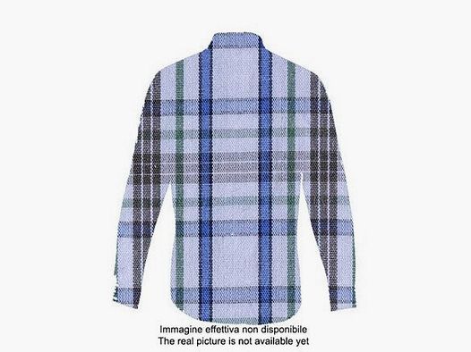 BERETTA CHEMISE DRIP DRY À MANCHES LONGUES BLEU&BRUN LU51 7517