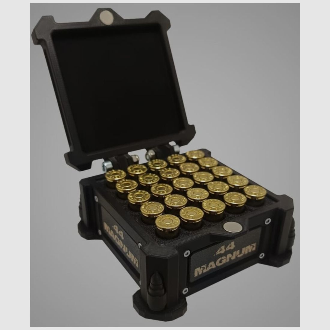 3D-Printed Precision Ammo Box, Cartridge Box, AmmoBox .44 Magnum V2