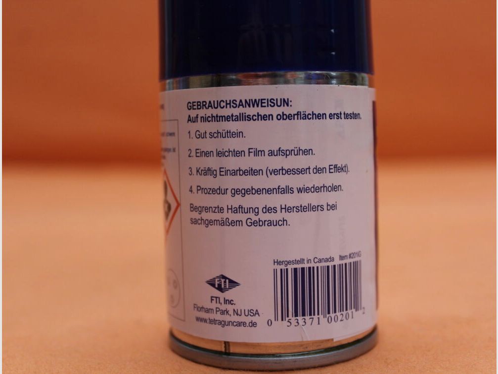 Tetra Gun Tetra Gun Fluorpolymer Reiniger (201iG1) 106g Sprühdose Fluorpolymer Reiniger und Leichtschmiermittel