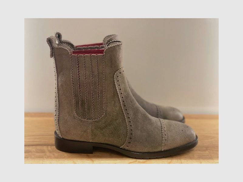 dirndl & bua Stiefeletten Antikbock in Grau, Bild 1 von 2