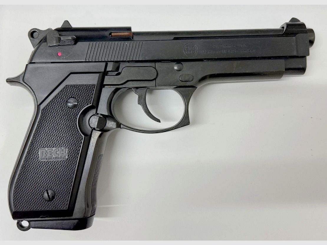 Reck Miami 92F PTB 488/2 Schreckschusspistole im Kaliber 9 mm P.A.K. (PTB 488/2)
