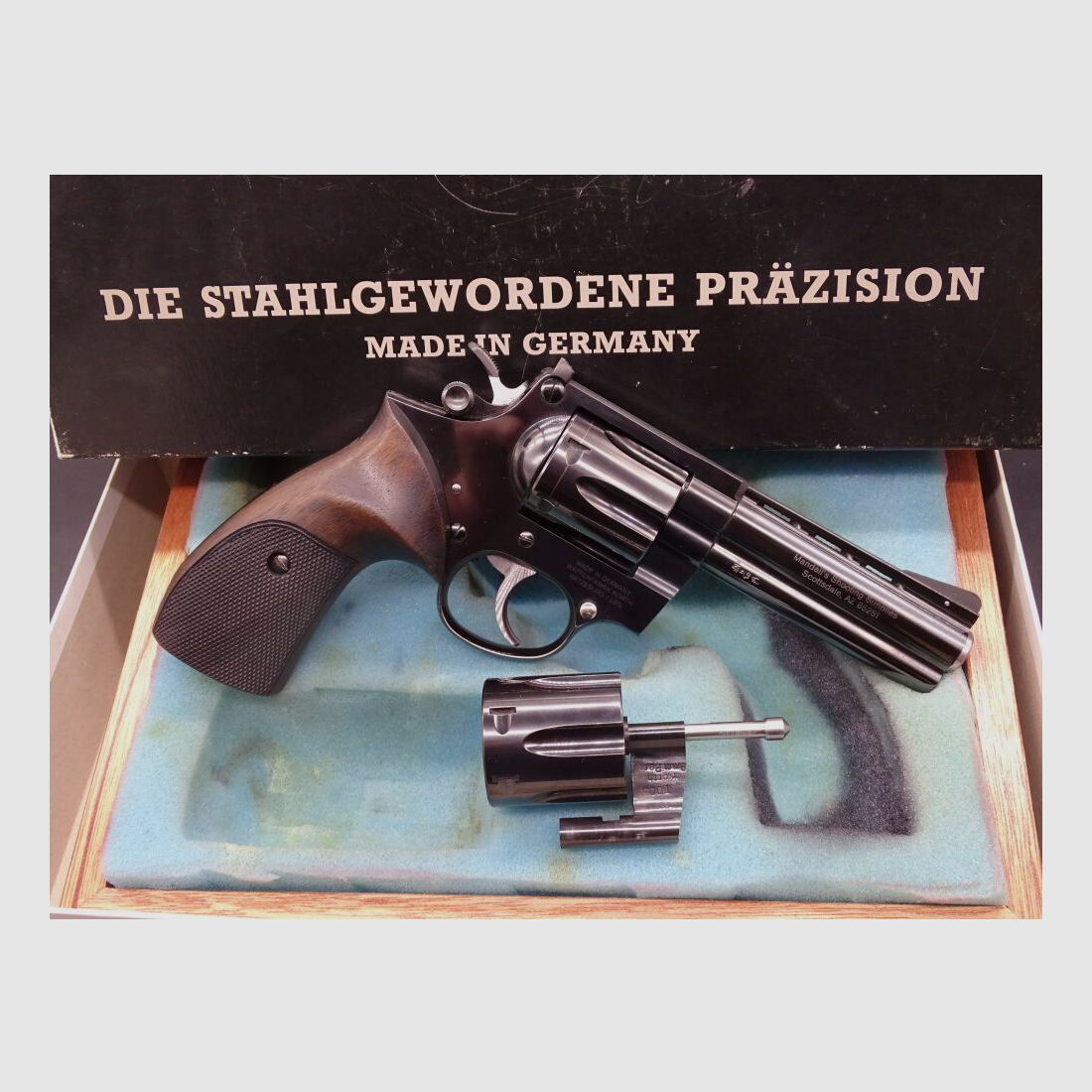 Korth Ratzeburg Sondermodel Nr 5 von 6 Stück Sammlerwaffe Kaliber .357Mag Mandalls Shooting Supplies Scottsdale + WT 9mm Luger