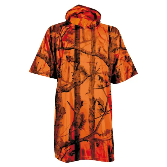 Percussion Ghostcamo Blaze en Zwart Jachtponcho, afbeelding 1 van 2