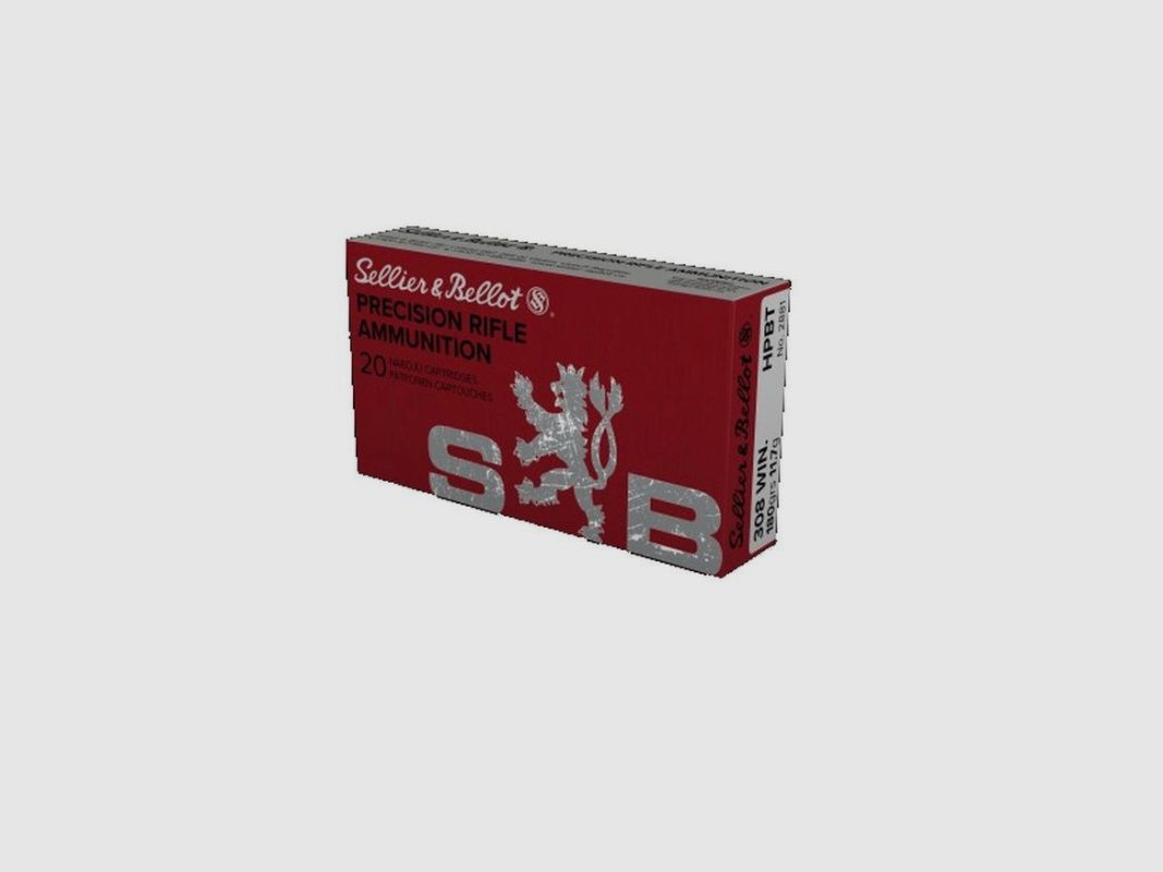 S&B CARICHE 308 WIN 180 GR HPBT