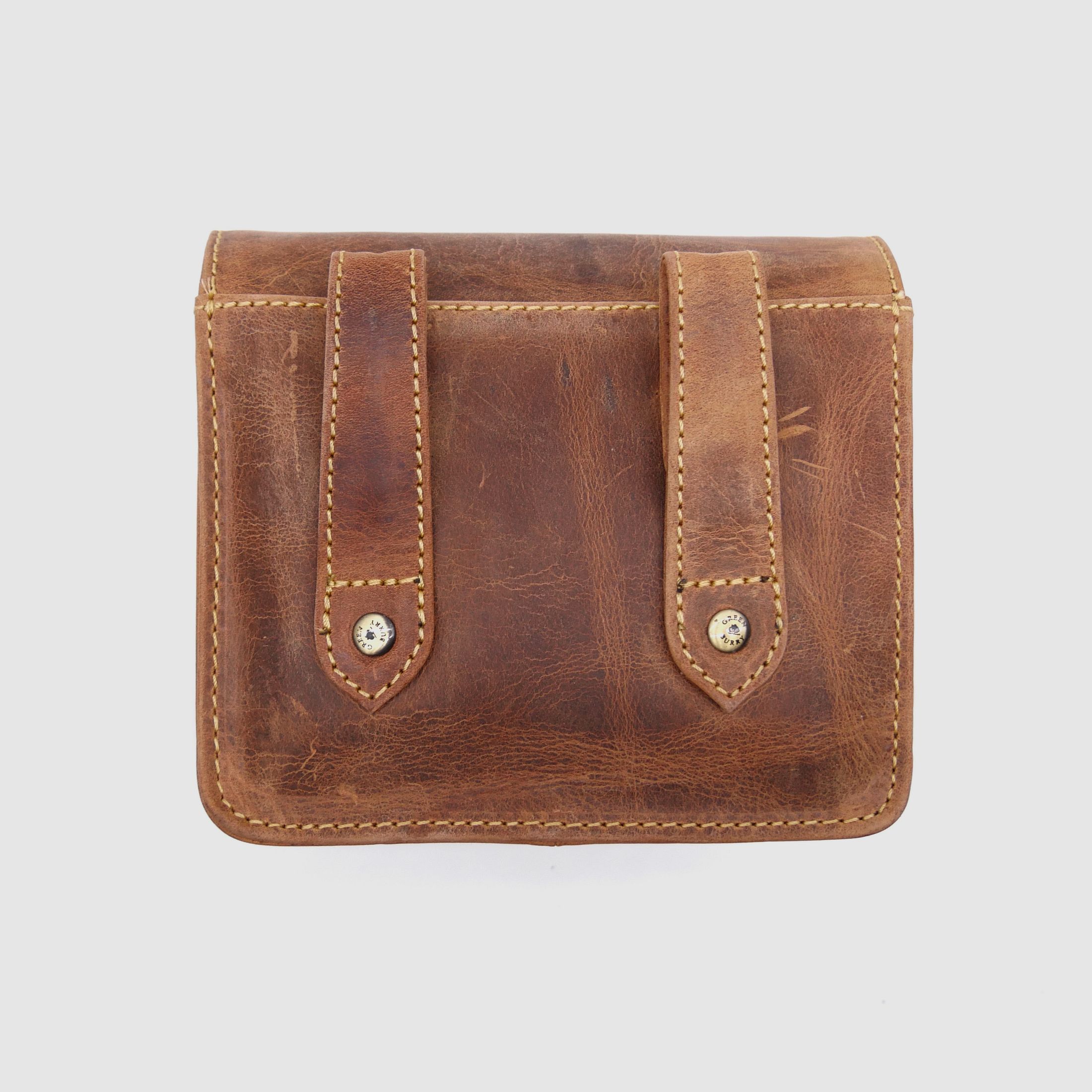 Greenburry Leder Gürteltasche Vintage Hirsch braun 1754V-STAG3-25