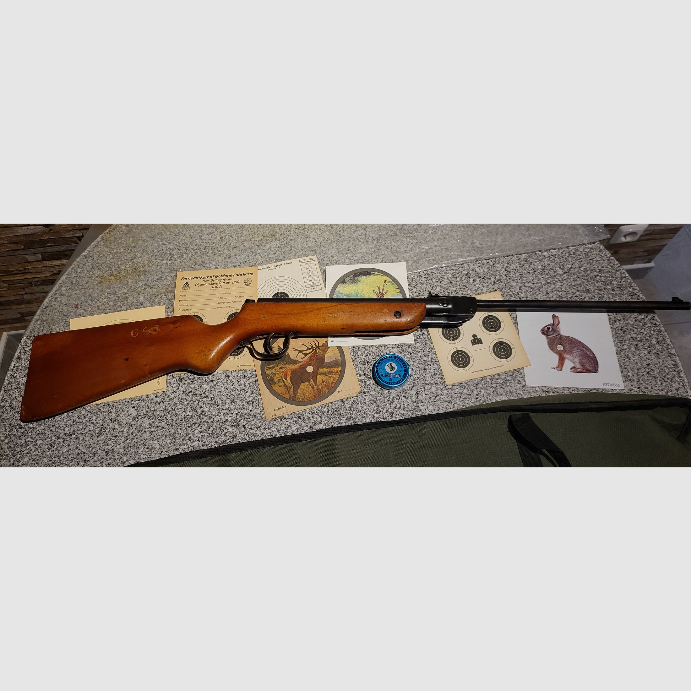 Luftgewehr Haenel Knicker Modell 300