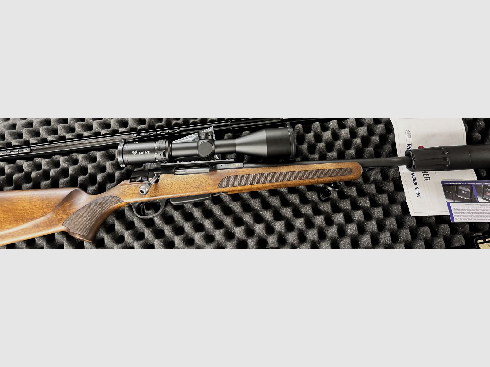 Brenner BR 20 . 308 Win, + SD21 + Falke 3-12*56 +Koffer
