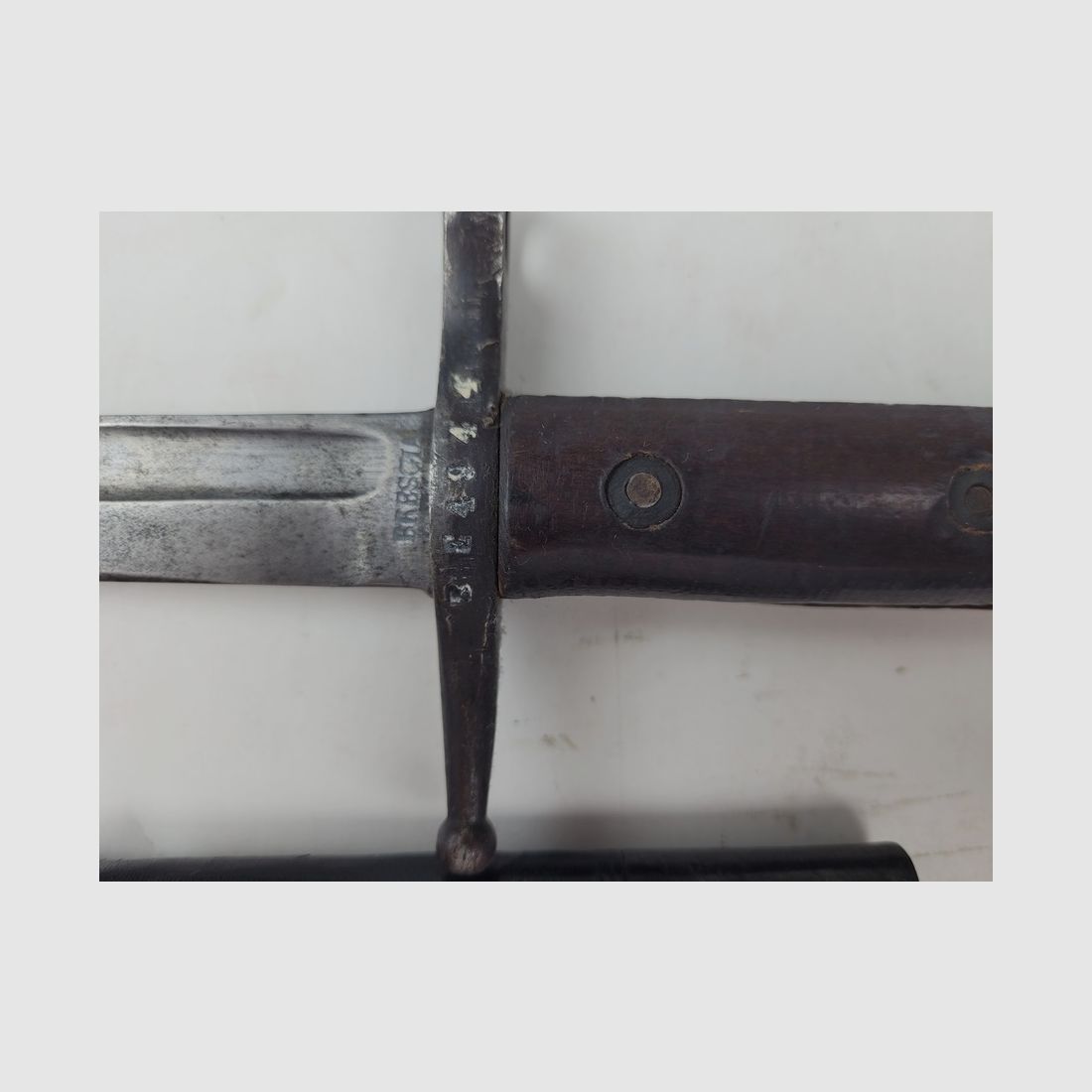 Seltene italienische Bajonett – Carcano 1891 – Spezialtruppen – Arsenal von Brescia – 1. Weltkrieg TBE+, Bild 5 von 9