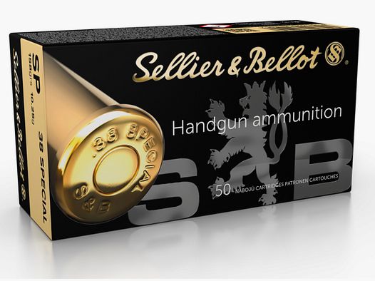 Sellier & Bellot 64192 .38 Spec. Teilmantel 10,24g/158grs.