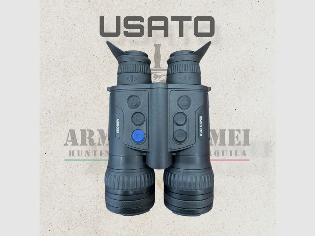USED – THERMAL BINOCULAR – PULSAR – MERGER DUO NXP50 Multispectral Binoculars, image 1 of 4