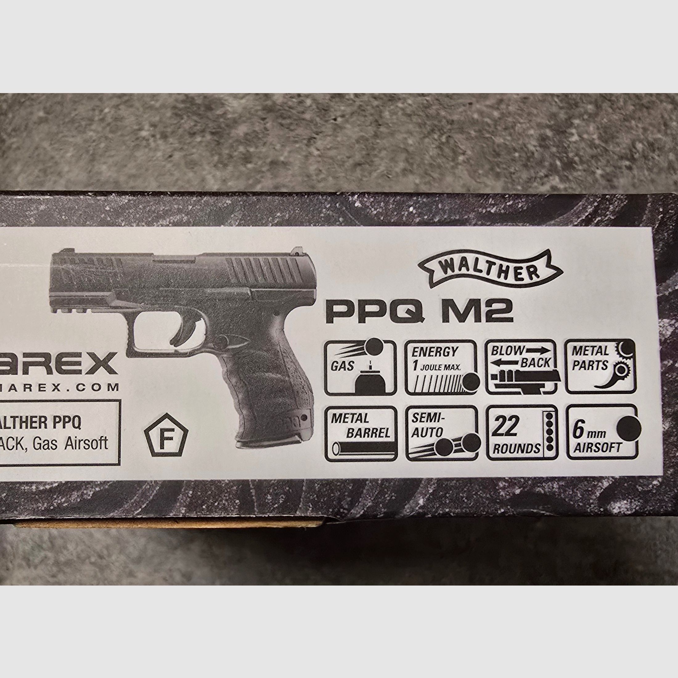 Walther PPQ M2 GBB 6 mm Airsoft Softair