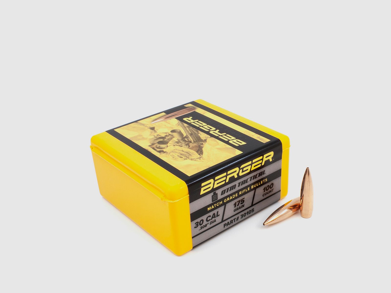 Berger Bullet .30 OTM Tactical 175GR 100 Sztuk