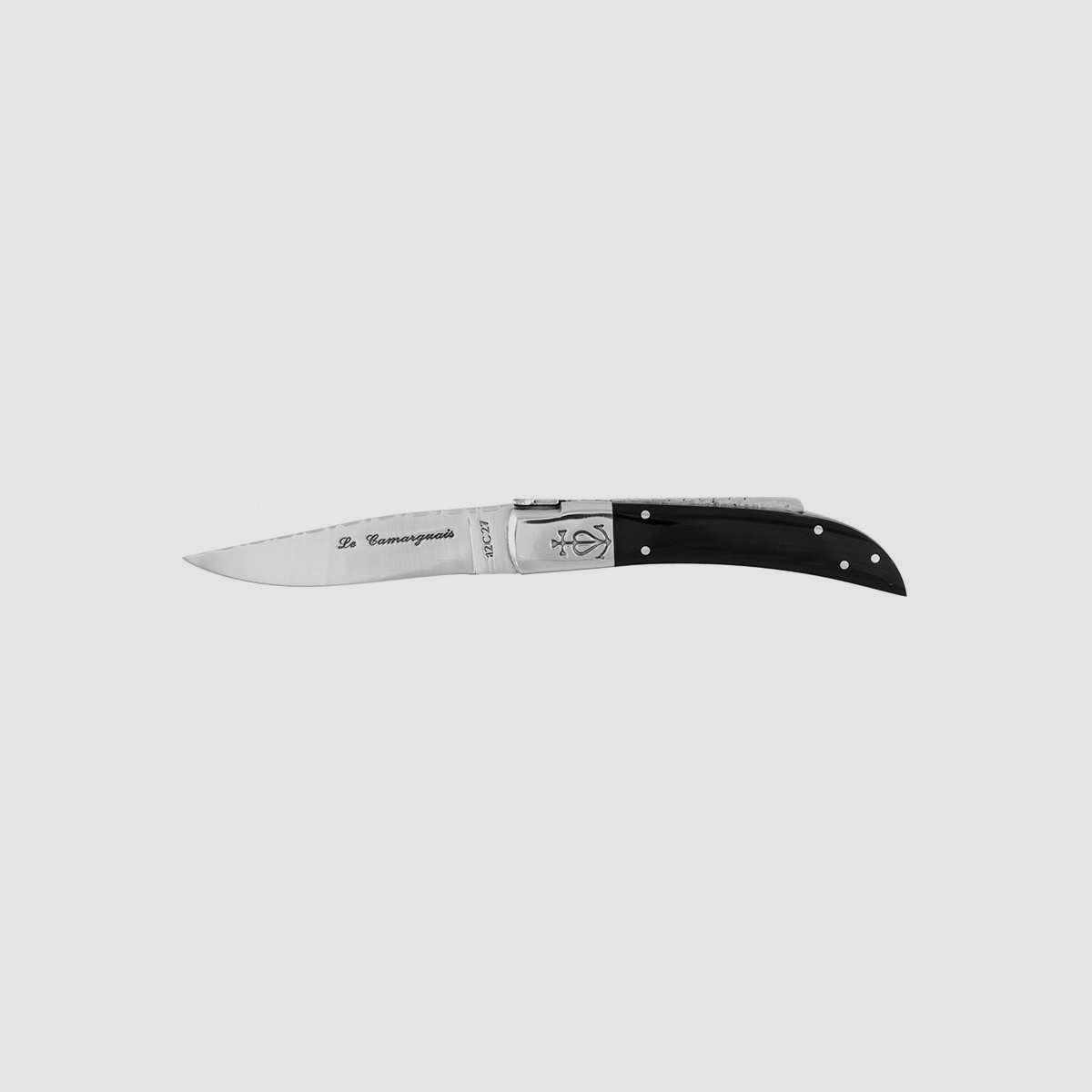 Regionale Camargue-Messer N°12 Trident geschmiedet und verziert