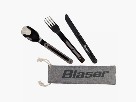 SZTUĆCE TURYSTYCZNE BLASER CARBON CUTLERY SET