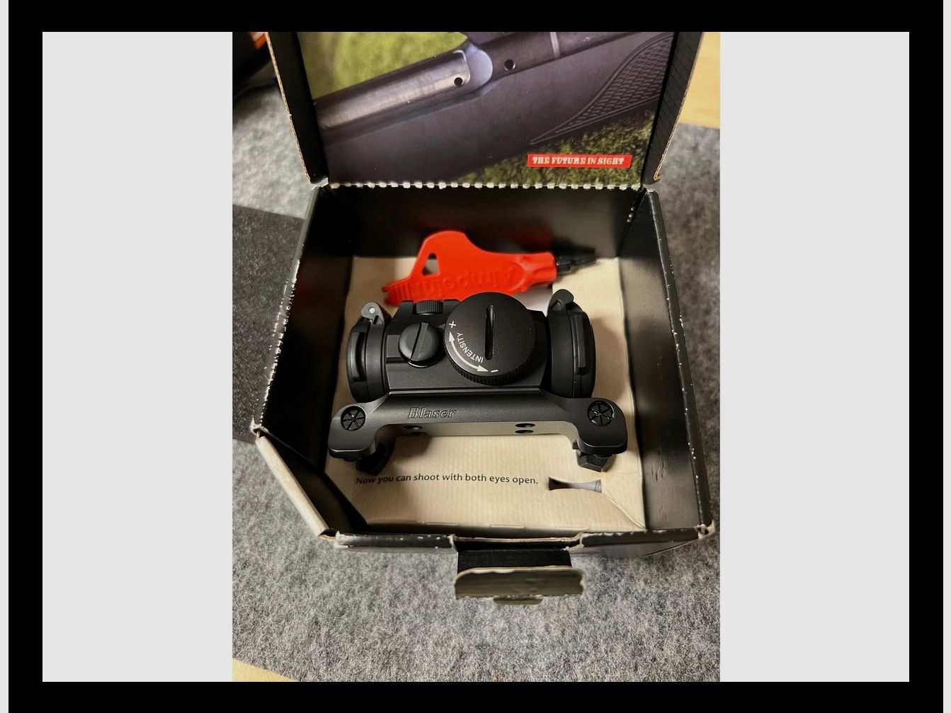 Driven hunt sight Aimpoint Micro H-2 2 MOA - red dot sight with Blaser saddle mount, image 4 of 5