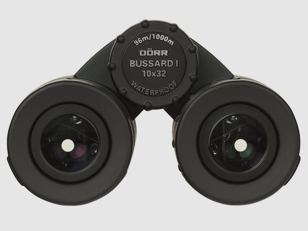 Door binoculars Danubia Bussard I 10x32 green with carrying case and shoulder strap