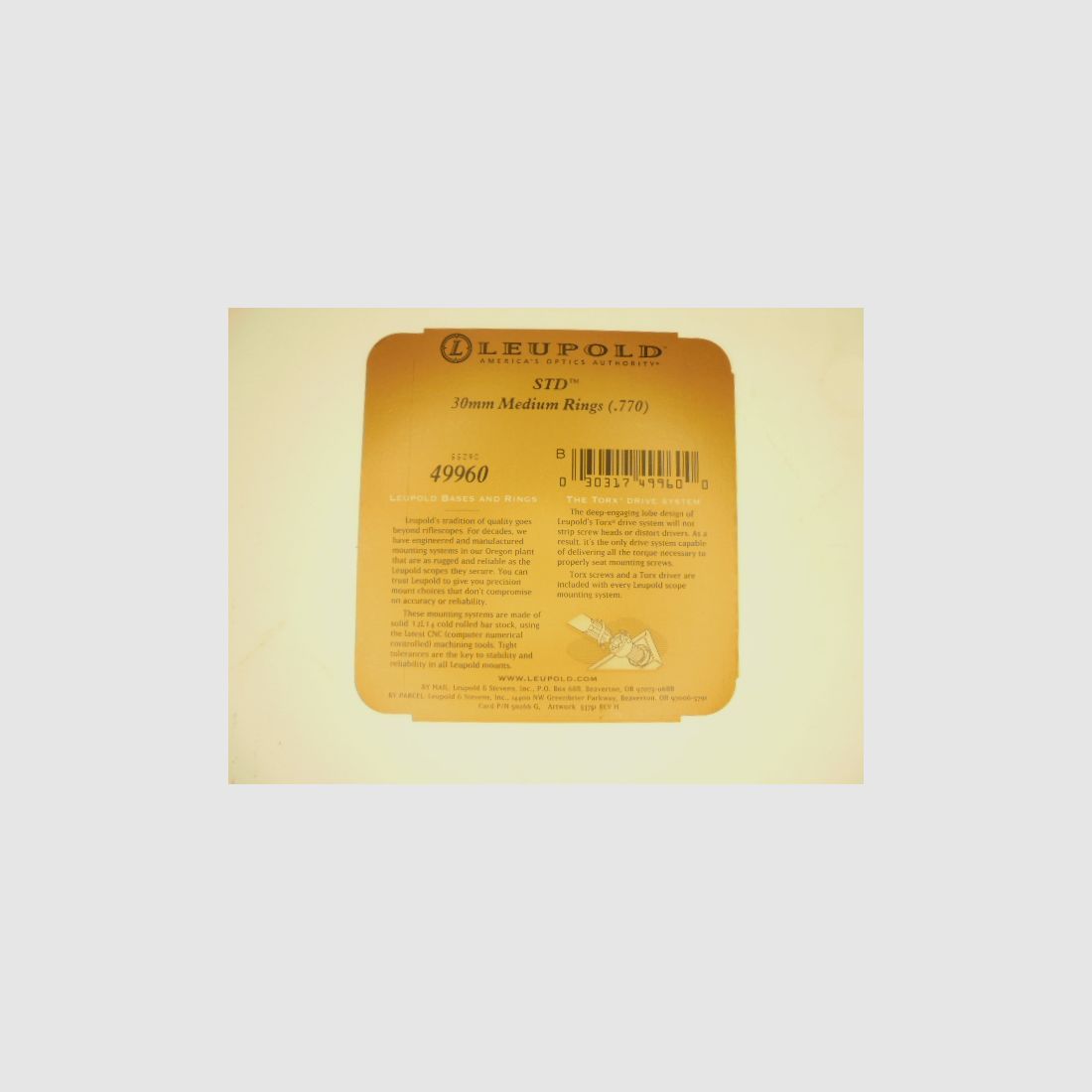 MONTAGE MEDIUM STANDARD 30MM LEUPOLD, imagen 4 de 4