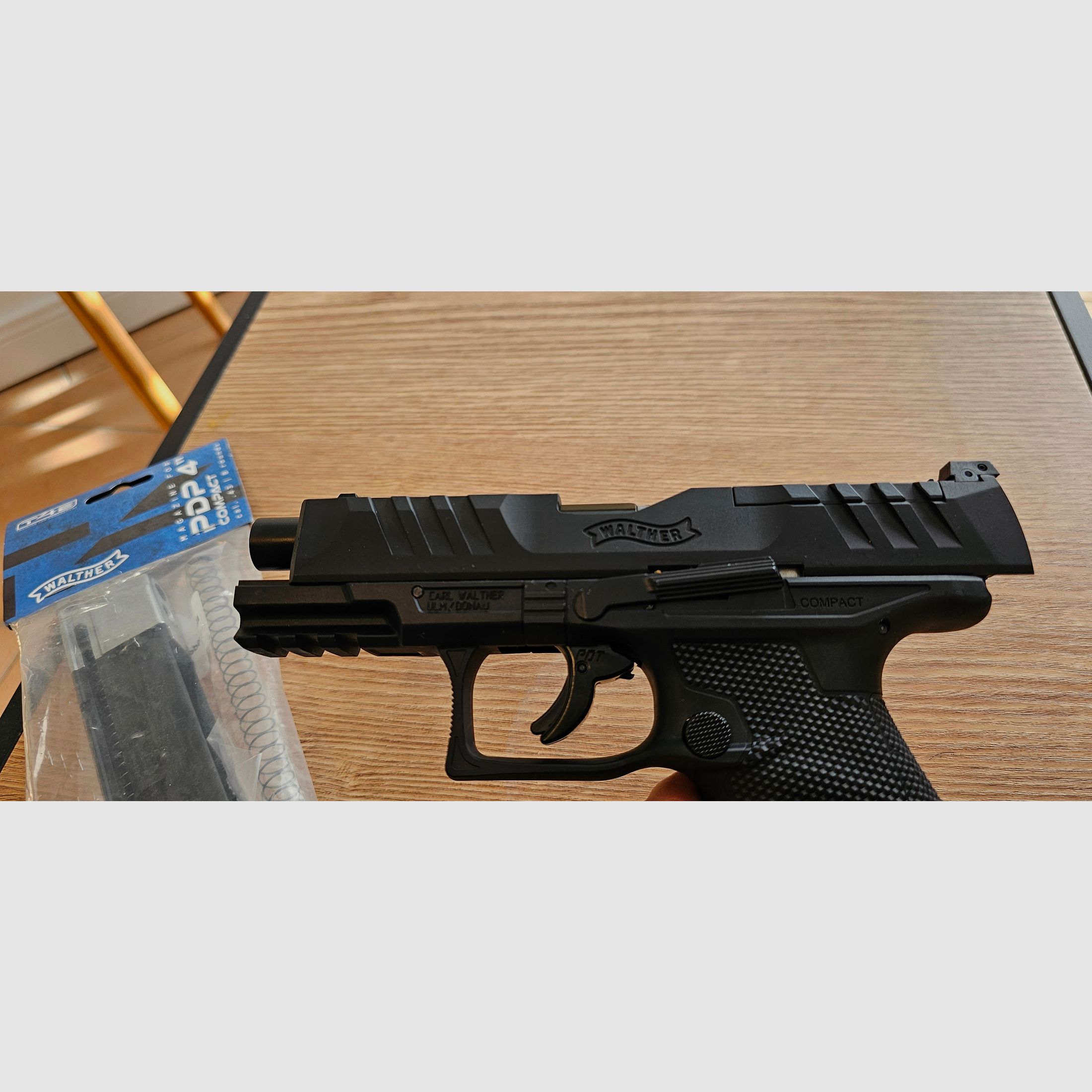 Walther Defense Training Marker T4E PDP Compact 4" - cal .43 Noir (P18)