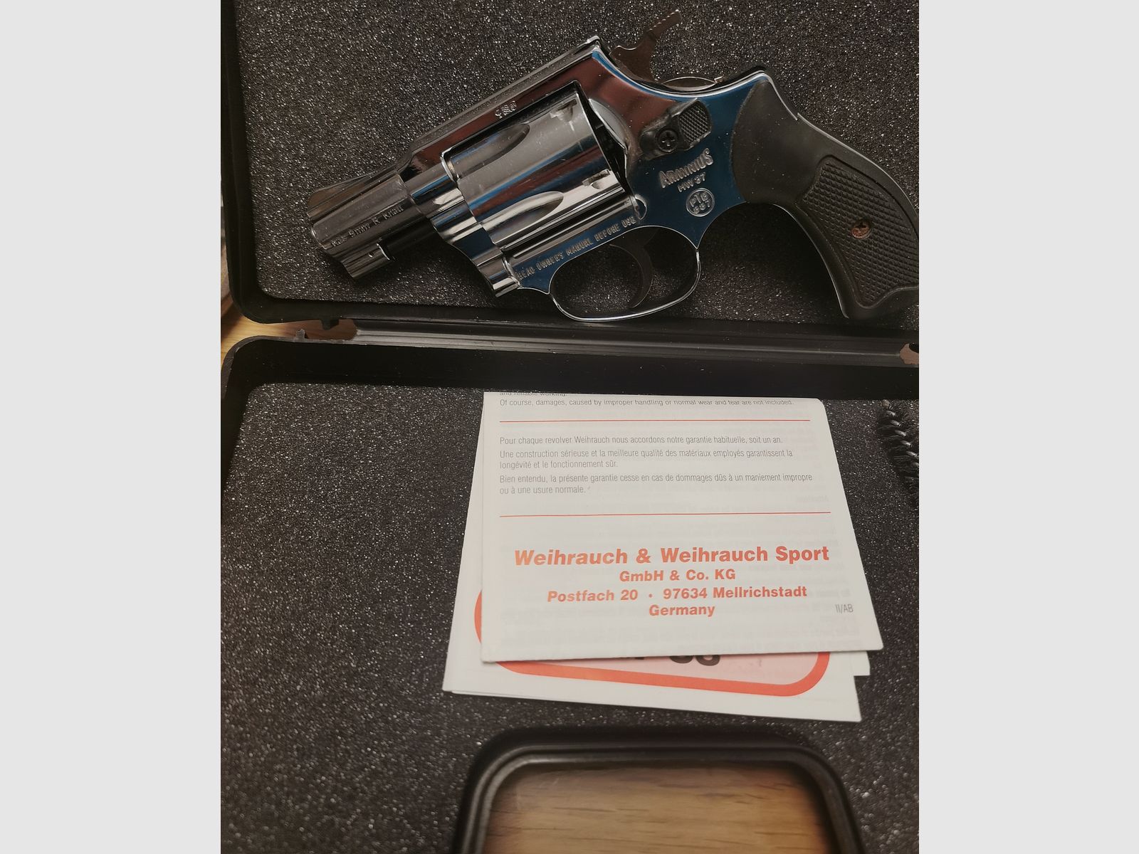 Weihrauch HW37 Chrom wohl eine der seltensten Varianten 9mm RK gut 100 % Funktionsfähig mit PTB frei ab 18 Jahre