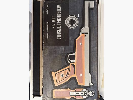 Weihrauch HW 70 – Pistolet pneumatyczny – f oznaczenie, stan średni