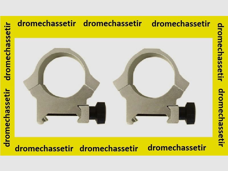 Hochmontageringe 25,4mm für 21mm breite Schiene, silber, Bild 1 von 2