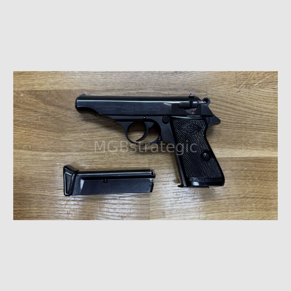 Manurhin PP - LIC. EXCL. WALTHER MOD. PP halbautom. Pistole .22lr, Bild 1 von 9
