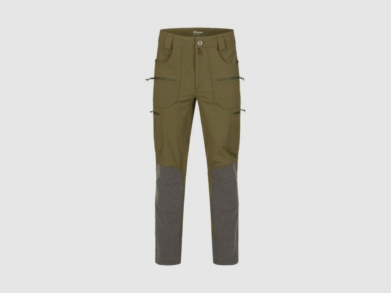 Blaser Herren Softshellhose Tackle Dunkeloliv 52