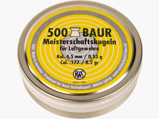 BAUR marchio di fabbrica; calibro 4,5mm; 5000 colpi