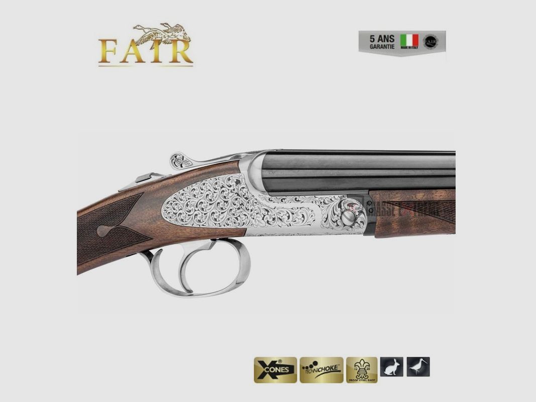 Strzelba FAIR Iside Lisse Faux Corps Ejector Angielski Chwyt Kal.410/76, zdjęcie 3 z 4