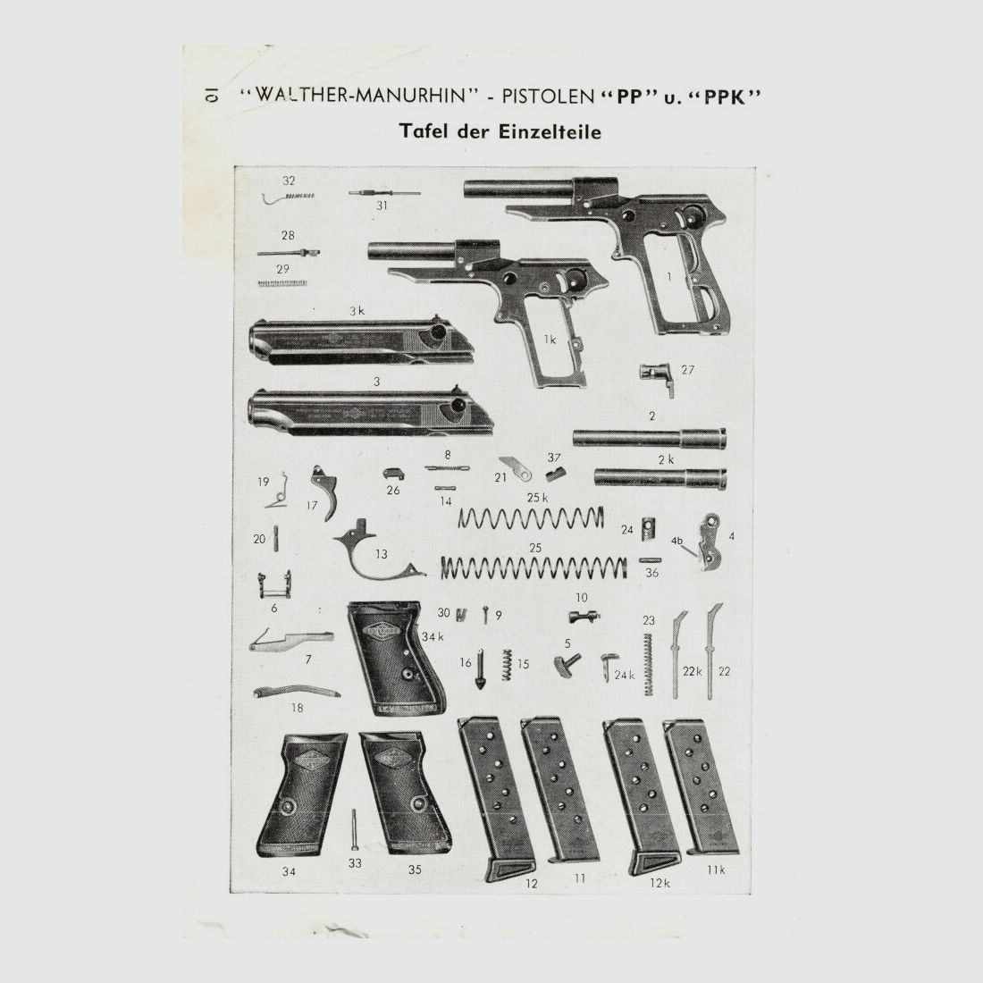 Walther Hahnklappe PP / PPK [4b]