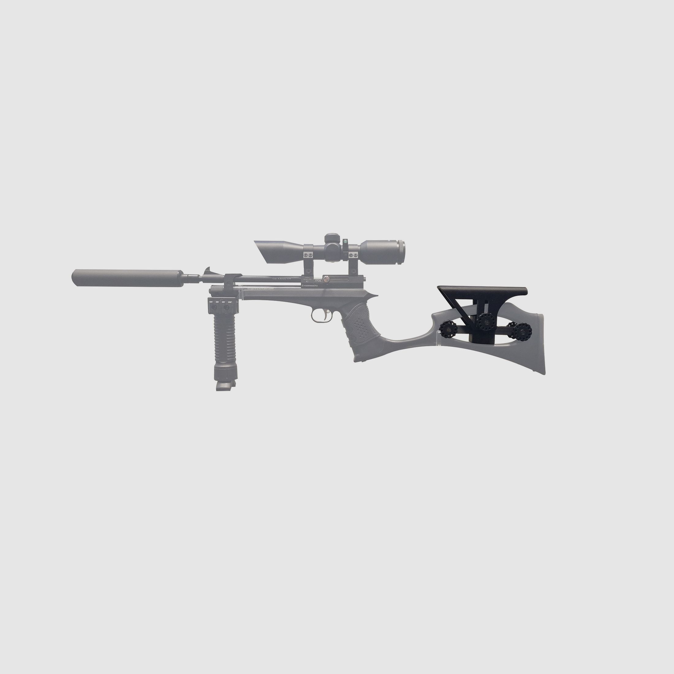 Cheek rest for Co2/PCP rifles/carbines