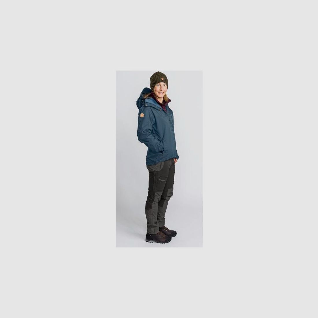 Pinewood Damen Jacke Finnveden Hybrid Dark Dive