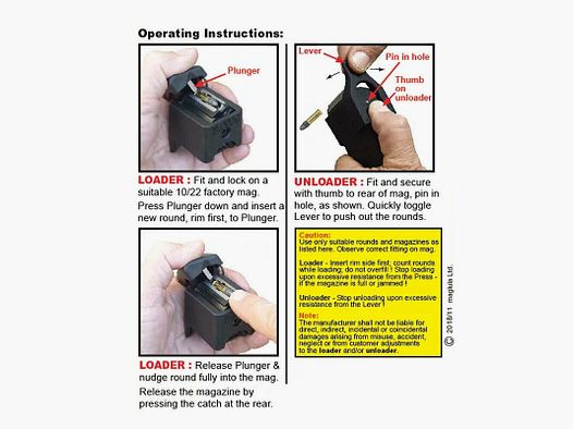 Maglula MAGLULA chargeur pour Ruger 10/22