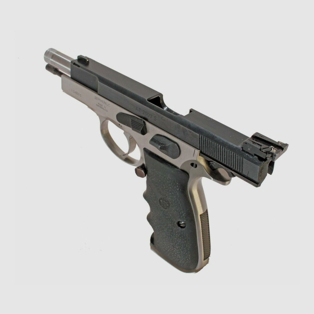 Sammlerkurzwaffen Sphinx Pistole Mod. AT 2000S bicolor Kaliber 9 mm Para