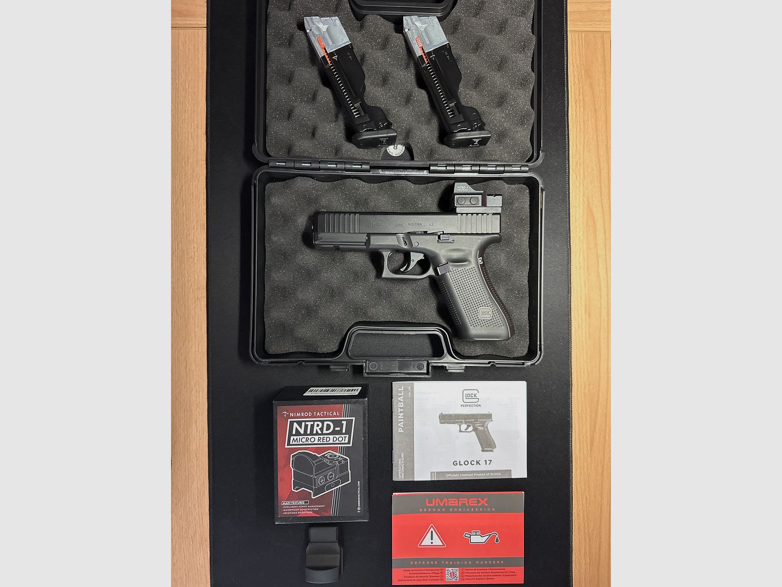 Glock 17 Gen. 5 T4E  CO2- RAM Pistole Kal. .43 