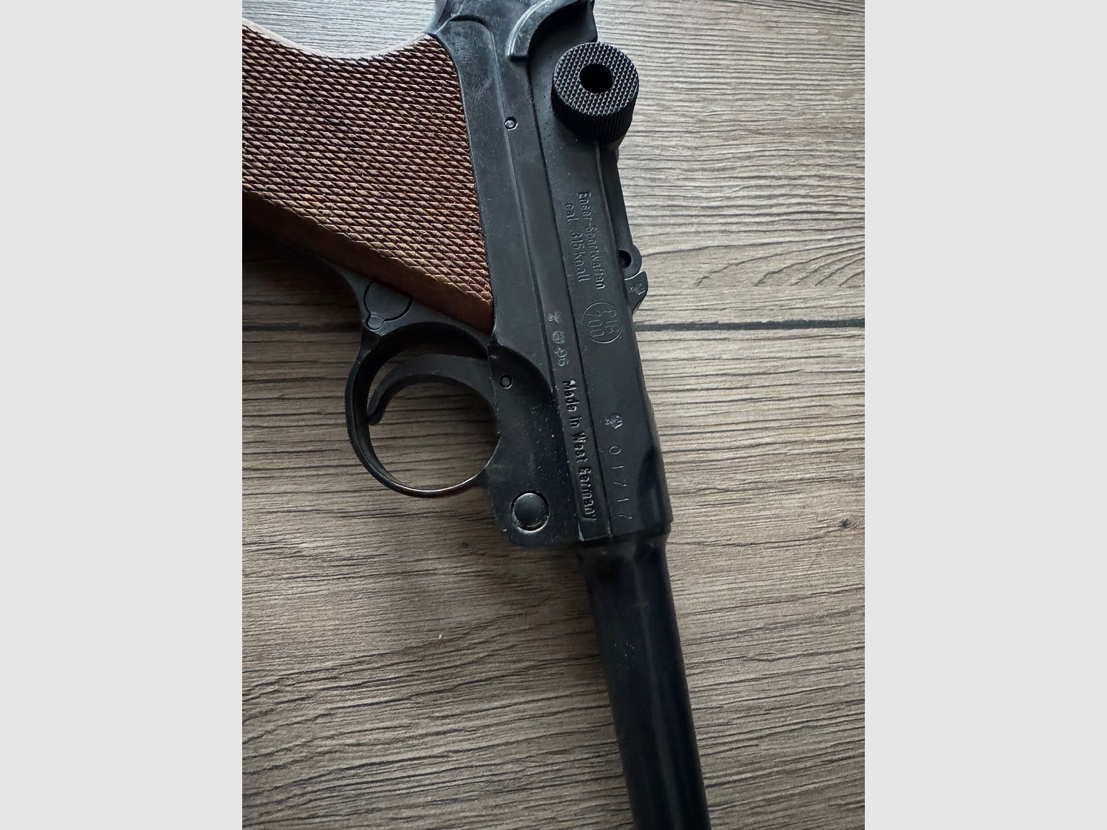 IWG Parabellum 08 blank firing gun sports weapon