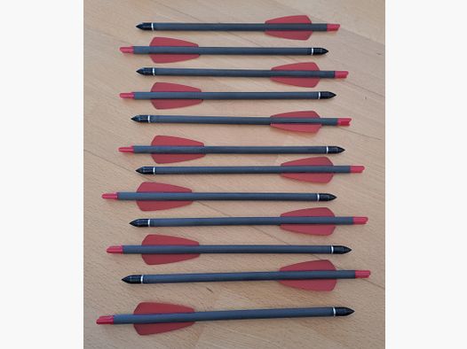12x Cobra Adder 7,5 Zoll Carbon Pfeile Bolzen